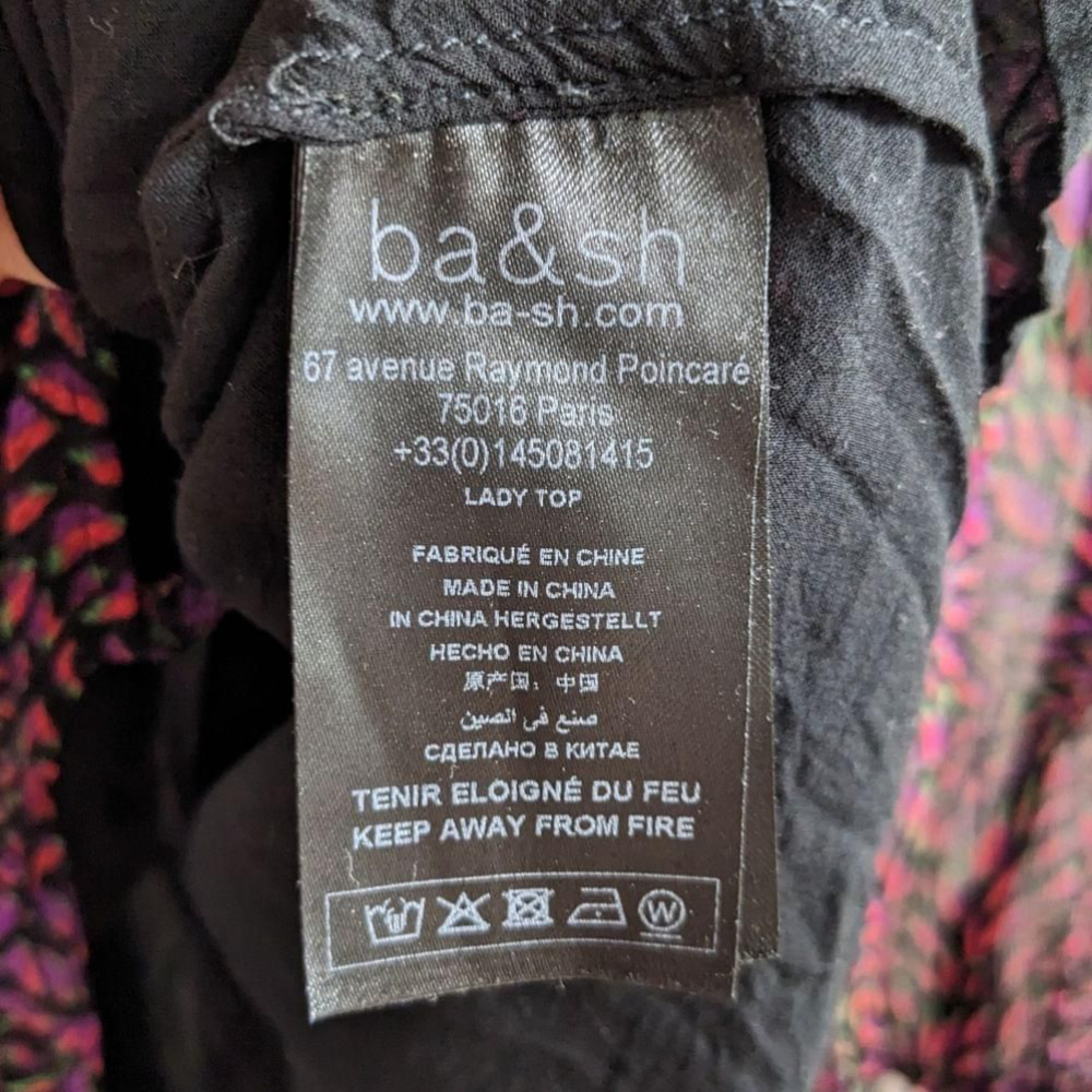 ba&sh | Genny Ruffled Georgette Top - Picture 11 of 15